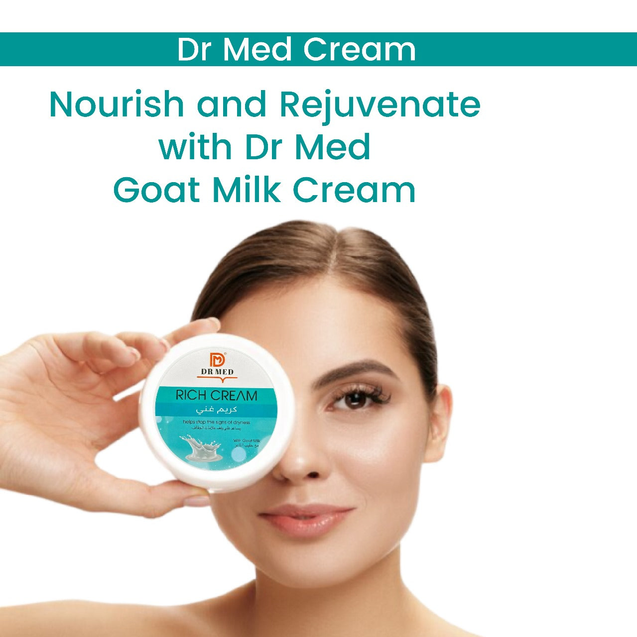 DR MED Rich Cream with Goat Milk - Nourish Your Skin for Lasting Radiance 100g