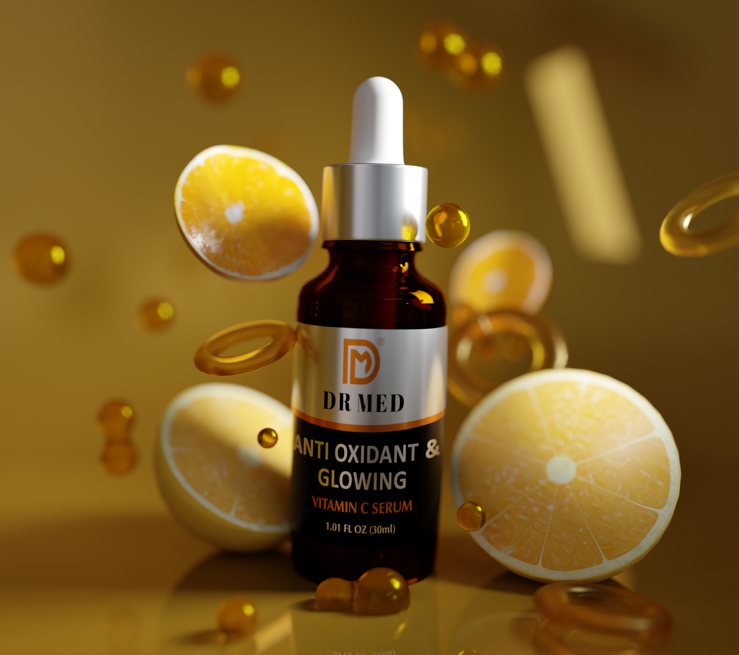 DR MED Vitamin C serum Radiance: Unlock Radiant Skin with our Anti-Oxidant & Glowing Vitamin C Serum (1.01 FL OZ/30ml) -