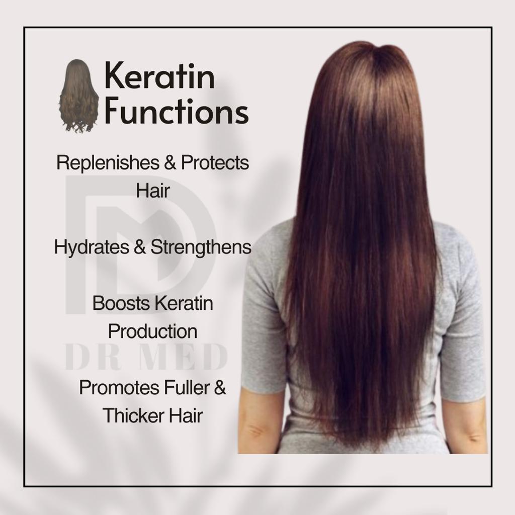 DR MED Keratin Conditioner for Strengthening and Revitalizing Hair 350ML.