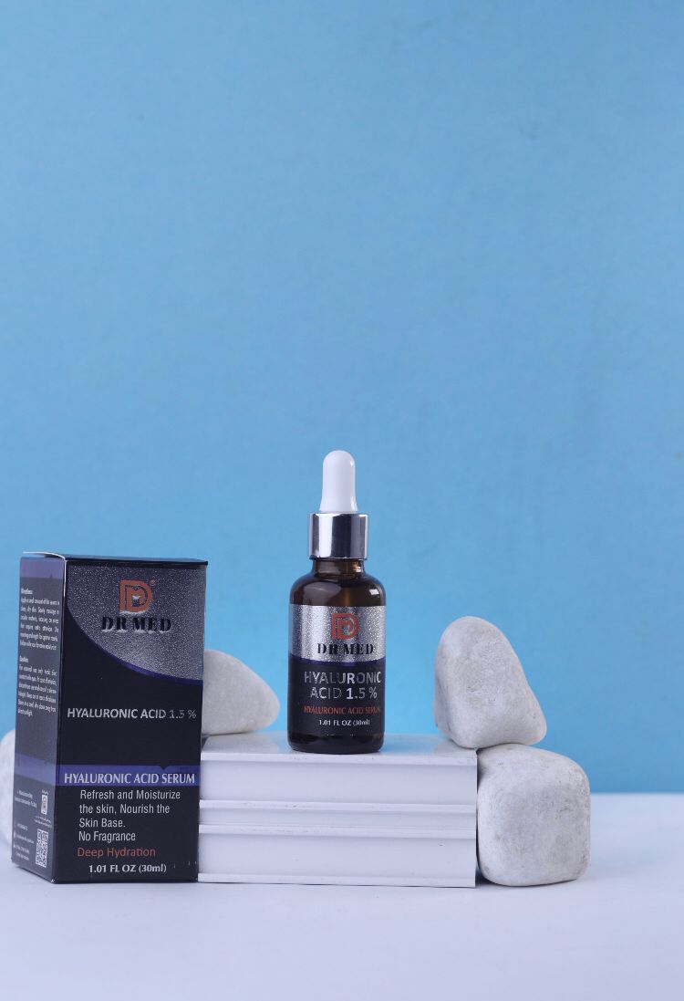 DR MED Hyaluronic Acid Serum for Face - Deeply Hydrates, Reduces Wrinkles, and Improves Skin Texture - 30 ML