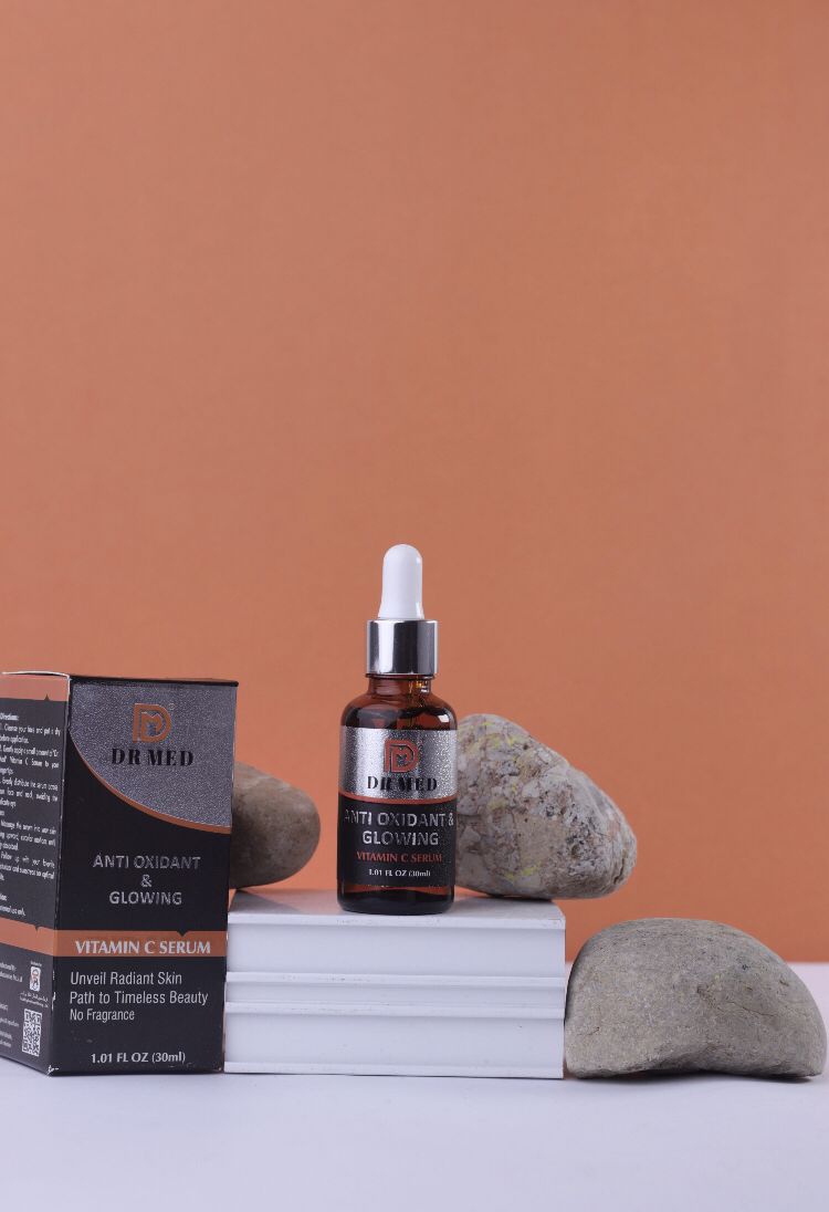 DR MED Vitamin C serum Radiance: Unlock Radiant Skin with our Anti-Oxidant & Glowing Vitamin C Serum (1.01 FL OZ/30ml) -