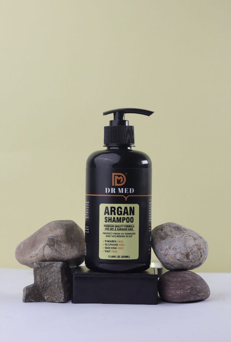 DR MED Argan Shampoo  for Luxurious Hair Care" 350ML.