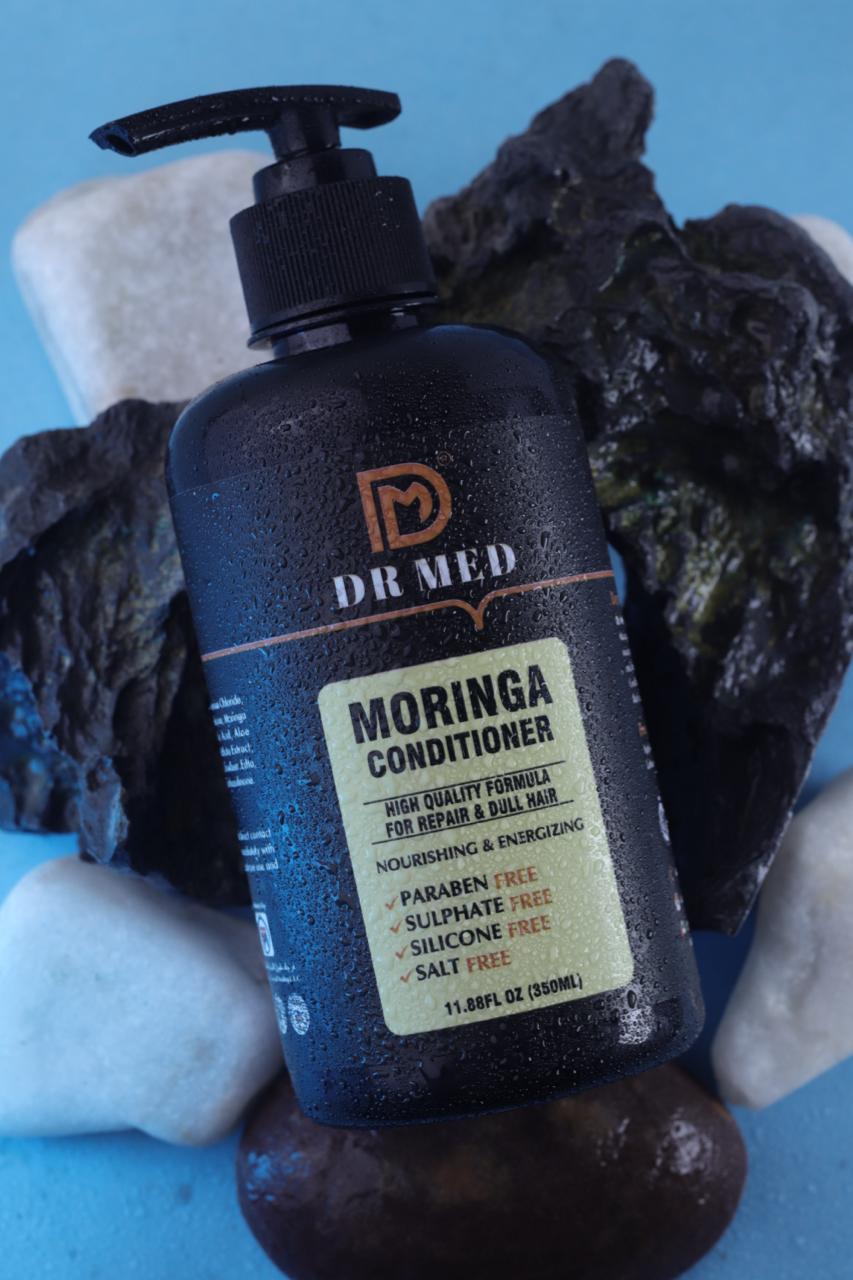 "DR MED Moringa Conditioner: Elevating Hair Wellness Through Natural Brilliance" 350ML.