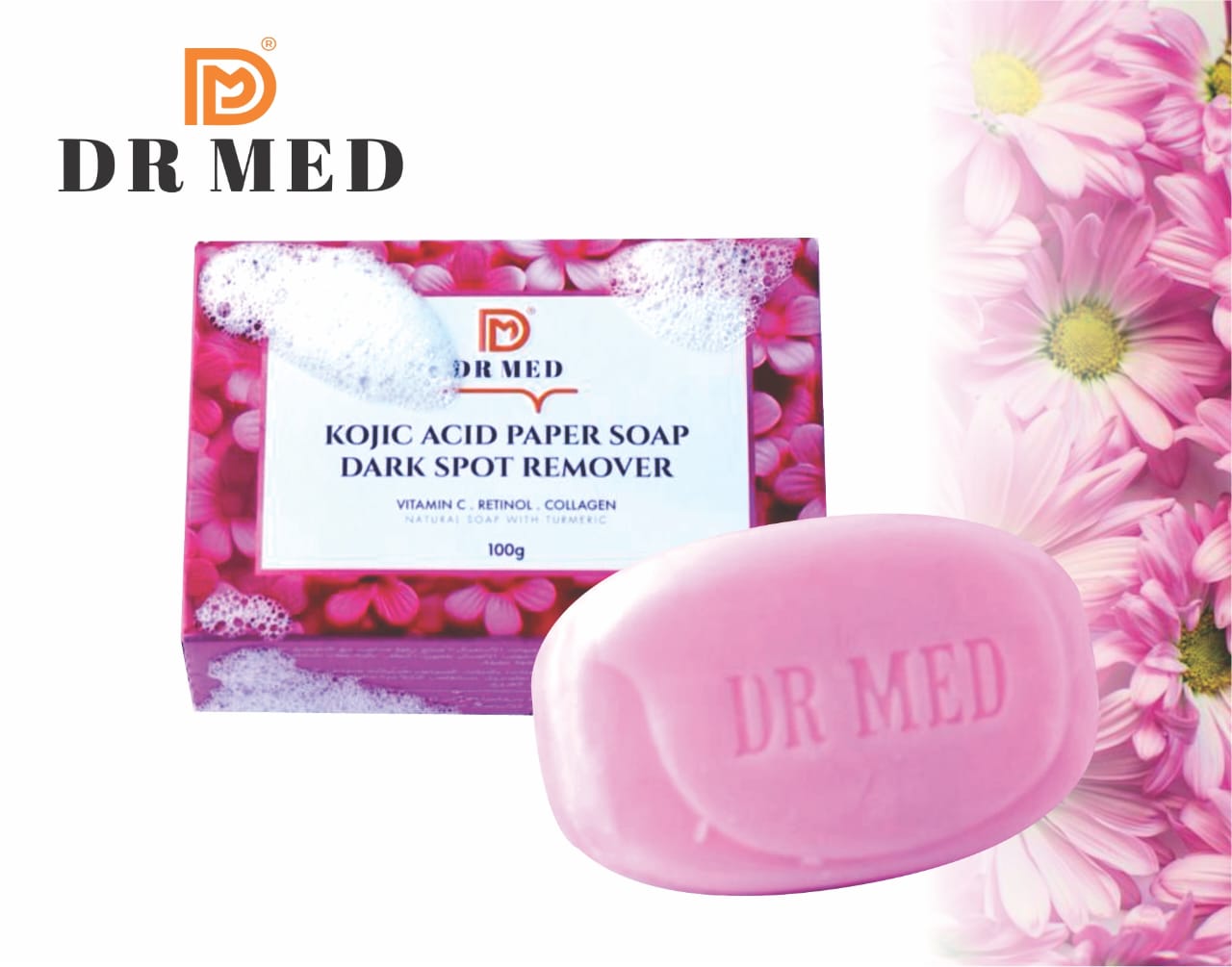 DR MED Kojic Acid Paper Soap Dark Spot Remover 100g.