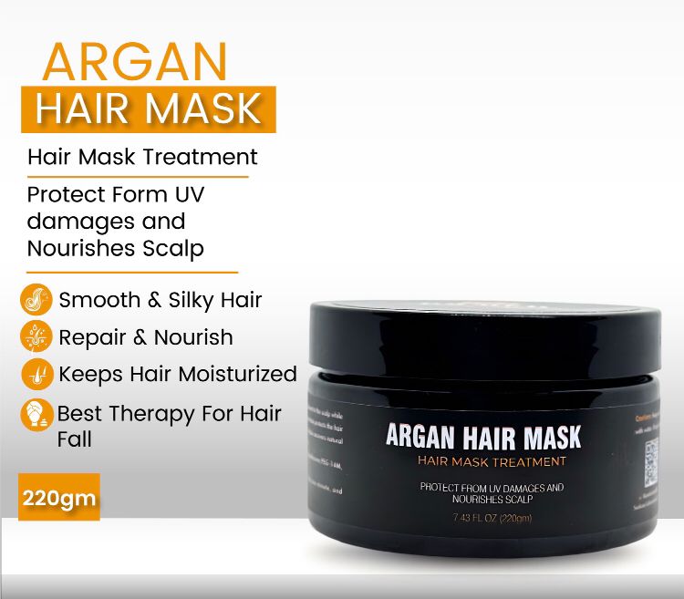 DR MED Argan Shampoo and Hair Mask - The Professional Hair Care Duo for Enhanced Strength and Radiance