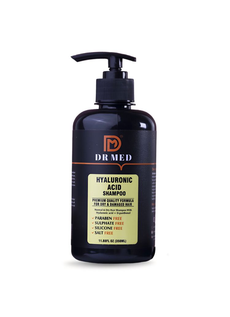 "DR MED Hyaluronic Acid Shampoo: Deep Hydration for Healthy Hair - 350ML"