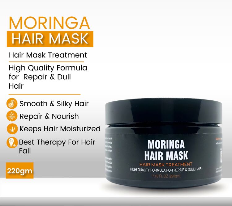 DR MED "Moringa Luxe Hair Care Duo: Shampoo and Hair Mask for Radiant Tresses"