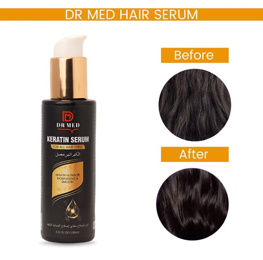 DR MED Keratin Hair Serum (Nutrition Moisturizing & Smooth) 100ML.