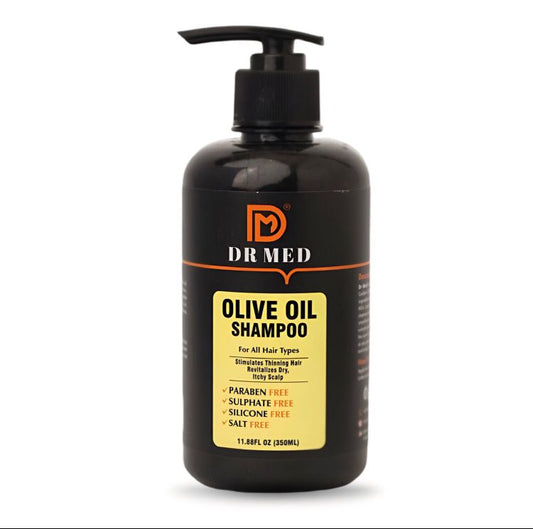 DR MED Olive Oil Shampoo - Nourishing Formula | Paraben-Free, Sulphate-Free, Salt-Free, Silicon-Free