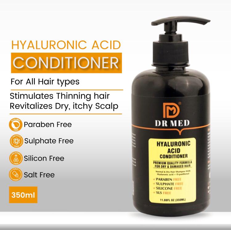 "DR MED Hyaluronic Acid Conditioner: Intensive Hydration for Nourished Hair - 350ML"