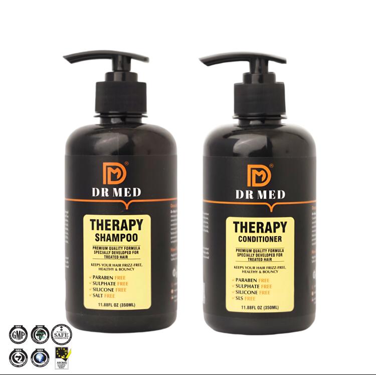 "DR MED Therapy Revitalizing Hair Care Set: Shampoo and Conditioner (350ML)"