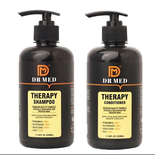 "DR MED Therapy Revitalizing Hair Care Set: Shampoo and Conditioner (350ML)"