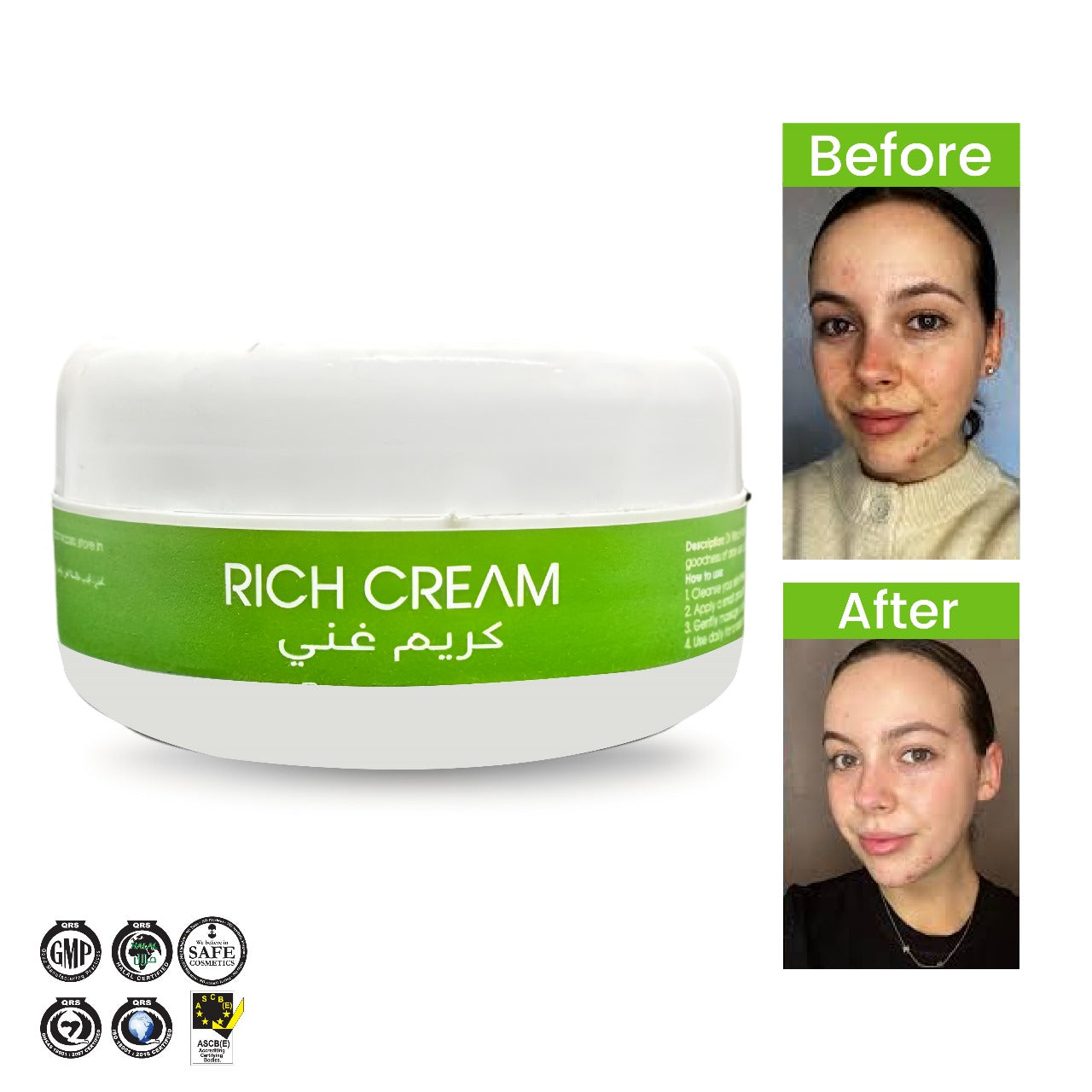 DR MED Rich Cream With Aloe Vera - Smooth and Hydrate Your Skin Naturally 100ML