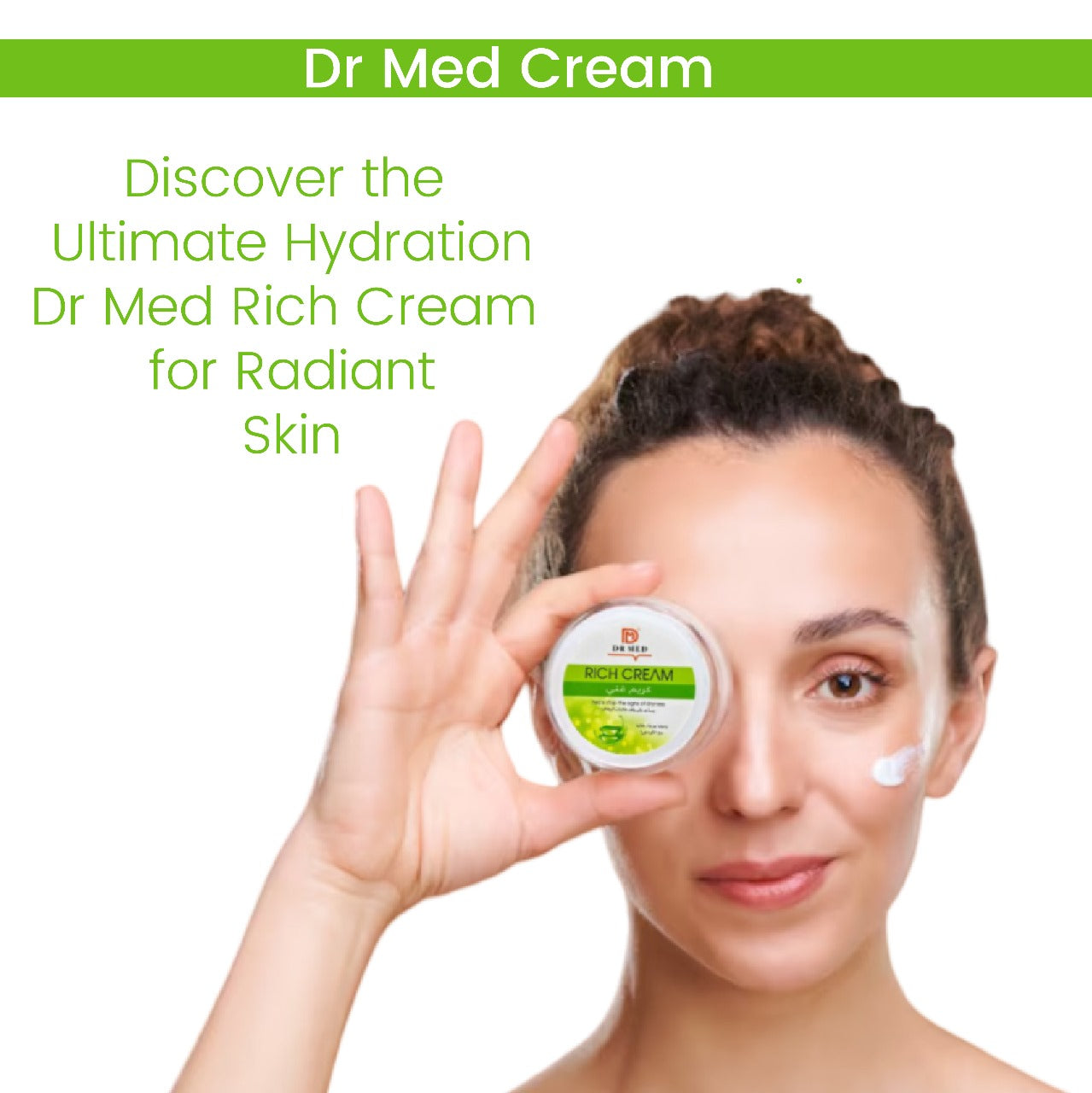 DR MED Rich Cream With Aloe Vera - Smooth and Hydrate Your Skin Naturally 100ML