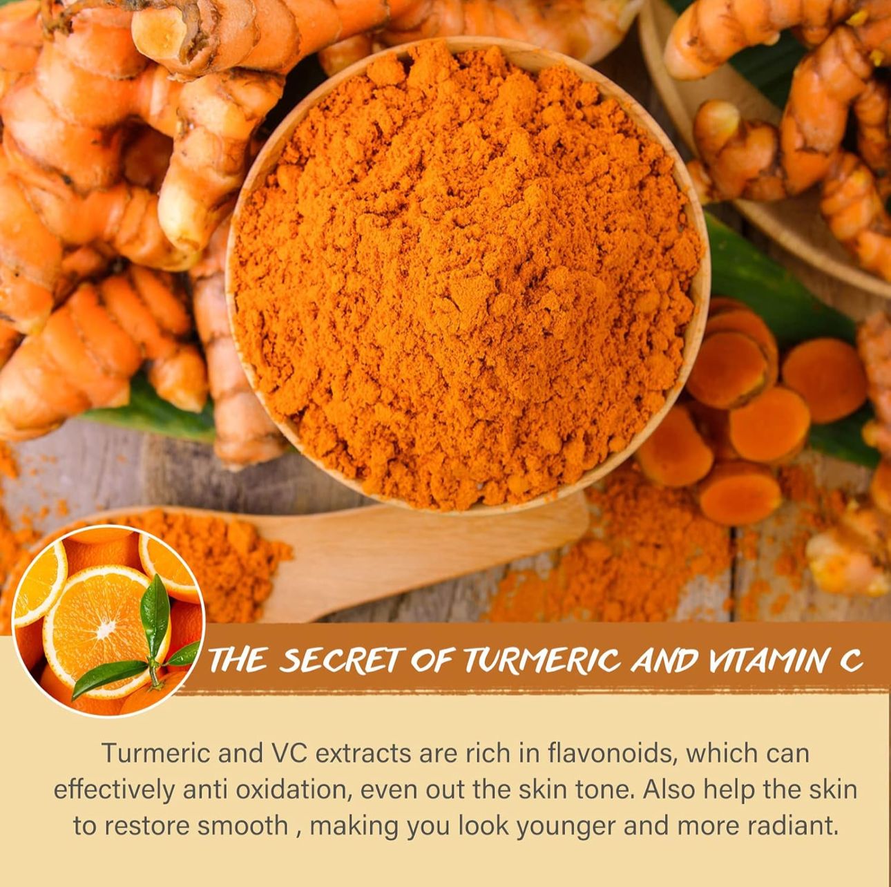 DR MED Turmeric + Vitamin C Clay Mask – Deep Cleansing Face Mask for Glowing Skin, Dark Spot Removal & Improved Complexion – 220g