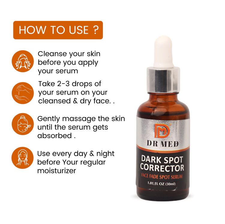 "DR MED Dark Spot Correcter Face Spot Serum: Brighten Your Skin, Even Out Tone, and Reduce Discoloration"