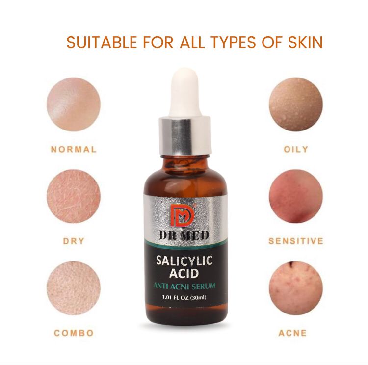 "DR MED Salicylic Acid Anti-Acne Serum: Combat Breakouts and Achieve Clear, Radiant Skin"