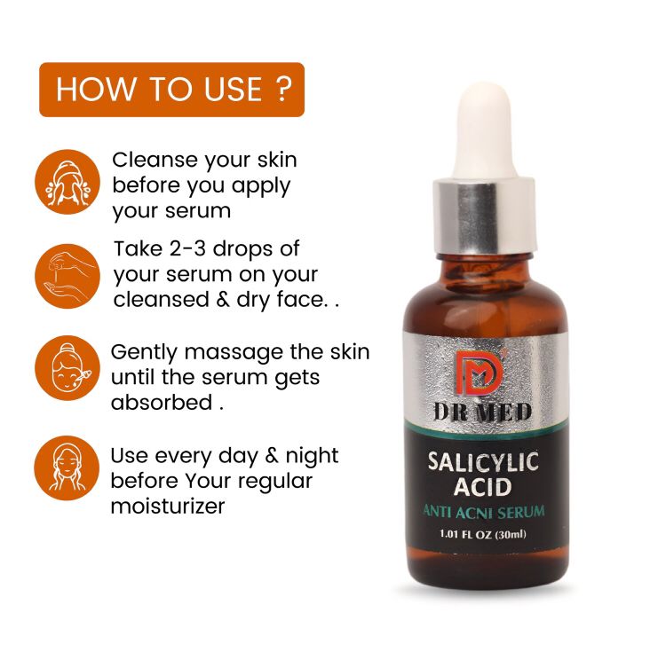 "DR MED Salicylic Acid Anti-Acne Serum: Combat Breakouts and Achieve Clear, Radiant Skin"