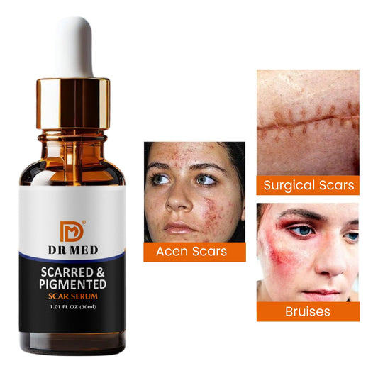 "DR MED Scarred & Pigmented Scar Serum: Reveal Smooth, Even-Toned Skin with Advanced Scar Care"