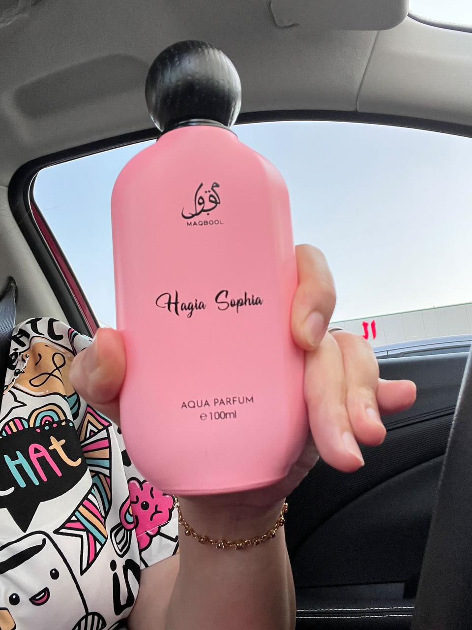 "HAGIA SOPHIA by MAQBOOL: 100ML (Made in Dubai) Non-Alcoholic Aqua Perfume for Women - Long-lasting, Refreshing, Premium Fragrance - Ideal Gift for Her - Alcohol-Free, Natural Ingredients"