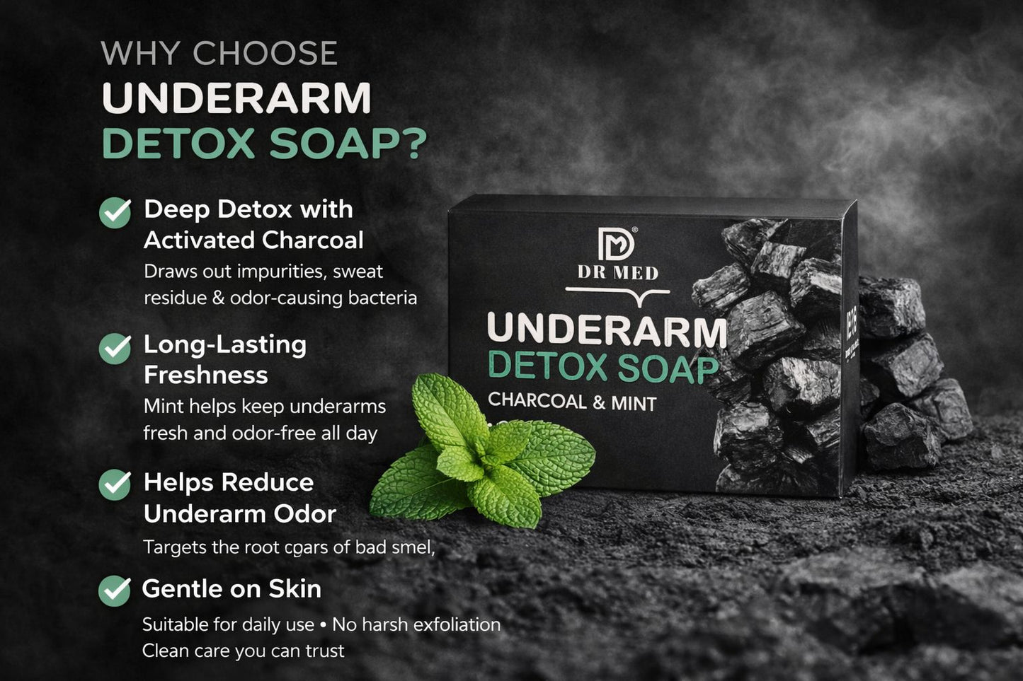(Pack of 3) DR MED Keratin Shampoo - Paraben-Free, Sulphate-Free, Silicone-Free, Salt-Free Transformation for Strong, Silky Hair---- (Free Charcoal Soap Gift)