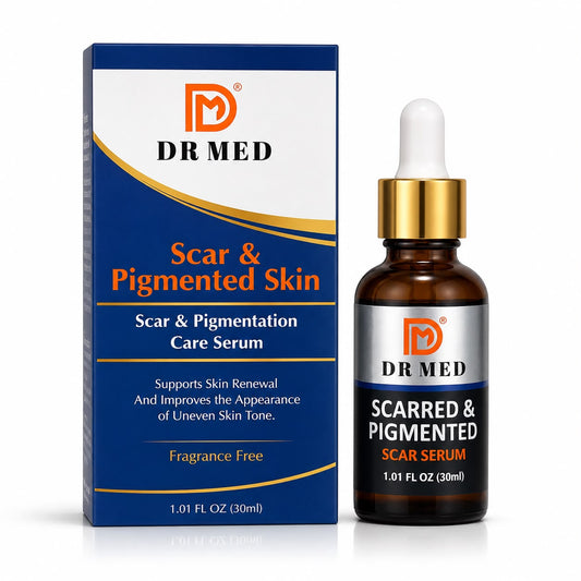 "DR MED Scarred & Pigmented Scar Serum: Reveal Smooth, Even-Toned Skin with Advanced Scar Care"
